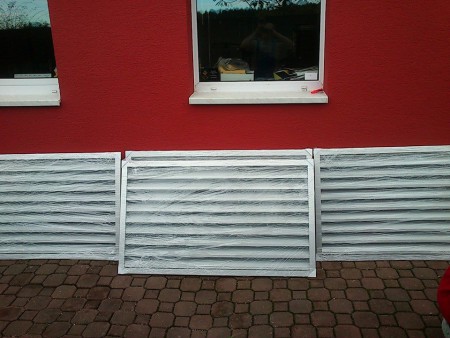 Hliníkové VZT žaluzie 1250x700 mm